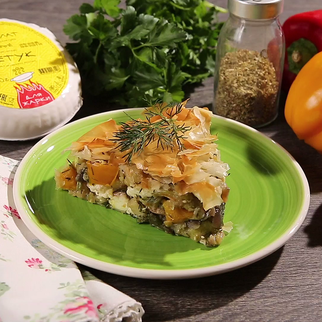Как приготовить Пирог с овощами и четуком