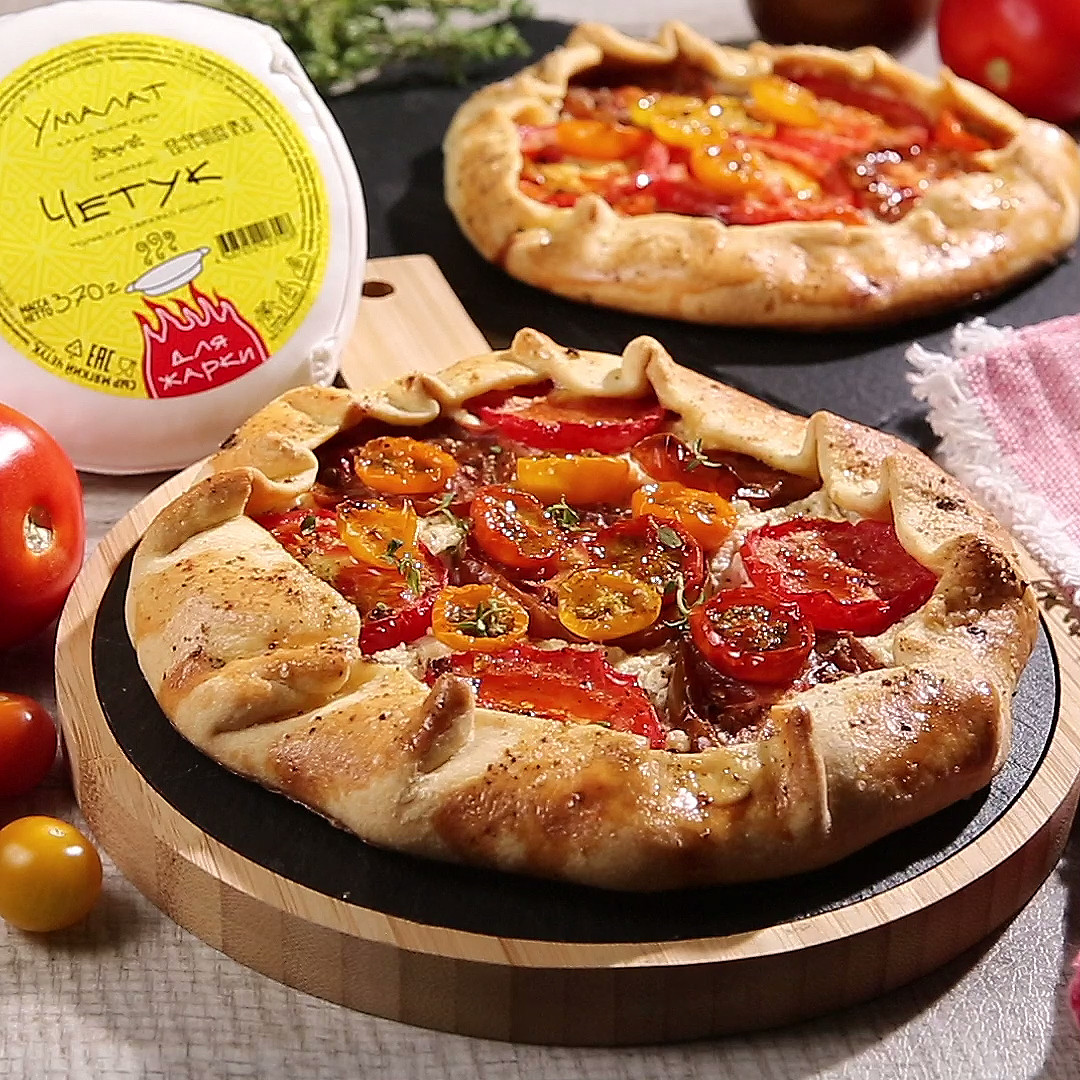 Как приготовить Галеты с помидорами и сыром