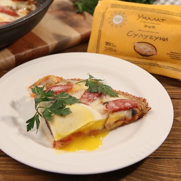Как приготовить Картофельная запеканка с грибами и сулугуни