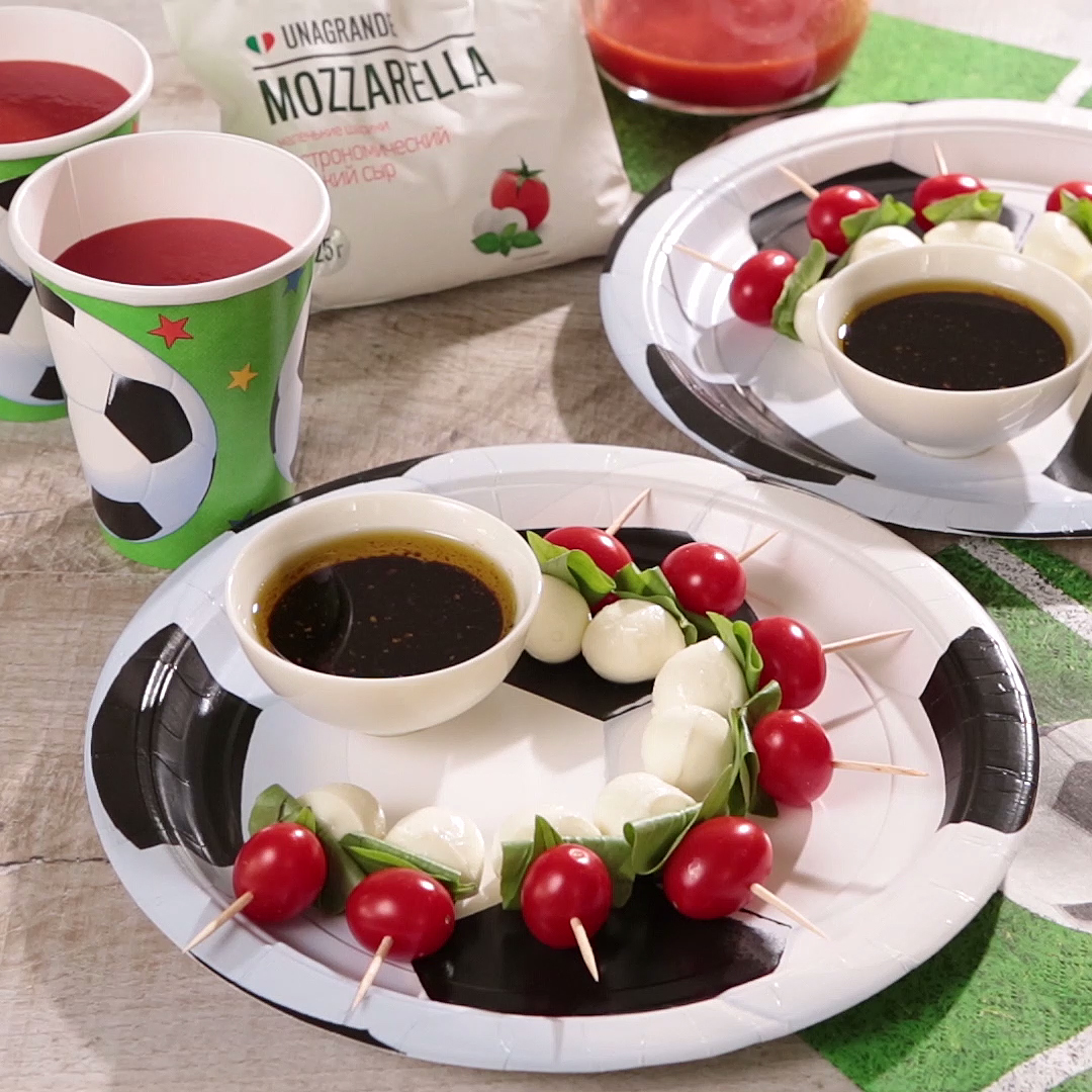 Как приготовить Капрезе для болельщика